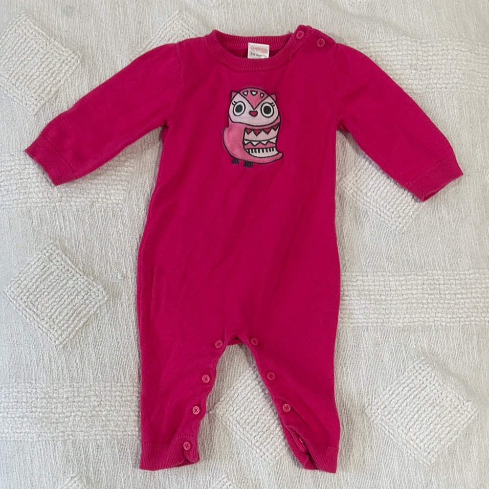 Gymboree Fuchsia Owl One Piece
